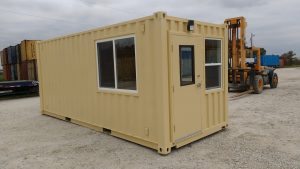 Photo of a customizable OFFICEtainer by USA Containers.