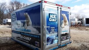 A photo of a Ice-Cubz cold storage container.