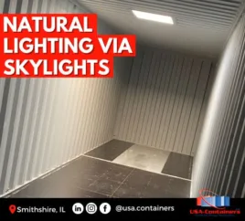 Skylights for Your Shipping Container