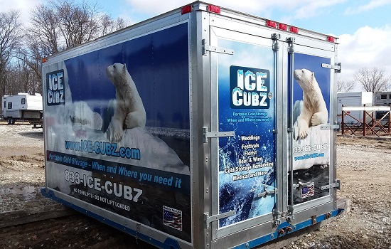 The Ice-Cubz, custom Refrigerated Containers for Peoria IL
