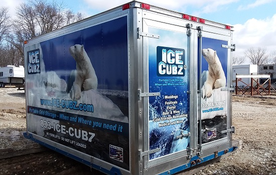 An Ice-Cubz unit, one of many specialized Refrigerated Containers in Lansing MI