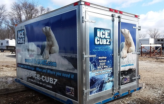 An Ice-Cubz container, part of USA-Containers specialized Refrigerated Containers for Memphis TN