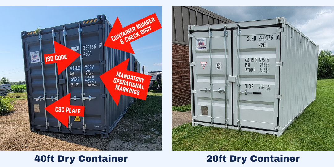 container numbers and markings