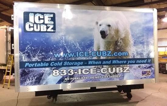 An Ice-Cubz container, part of specialized Refrigerated Containers for Fayetteville AR from USA-Containers