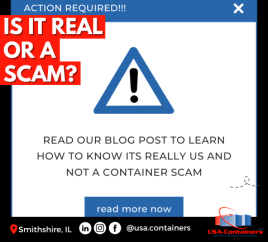 How to Know It’s Us and Not a Container Scam?