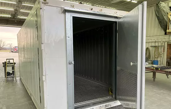 The interior of high-quality reefers for Alabama businesses, prepared by USA-Containers