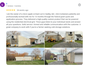 Cold Storage on the farm review